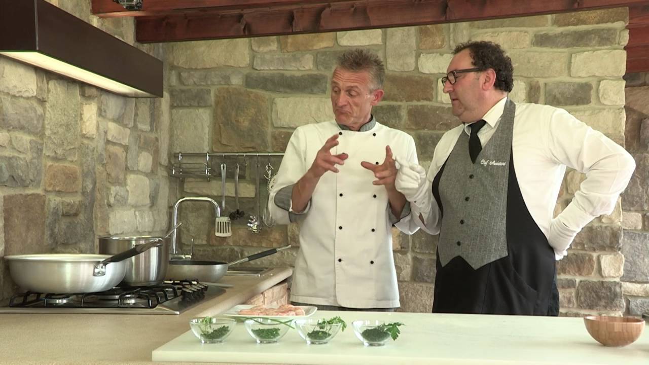 Riso mantecato alle erbe con code di gamberi - video ricetta - Grigio Chef
