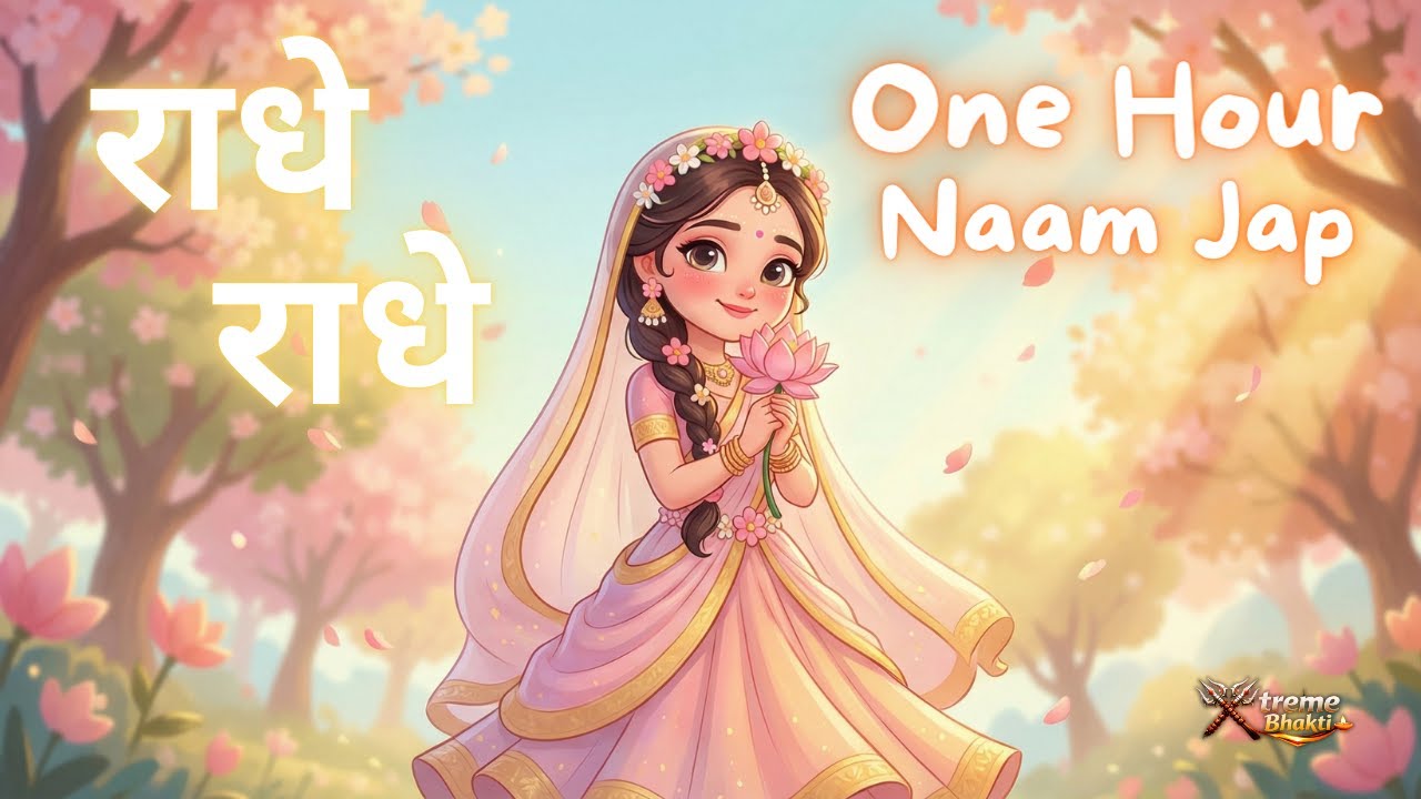 Radhey Radhey | 1 Hour Non Stop Chanting | Peaceful Naam Jap for Inner Peace 🌸