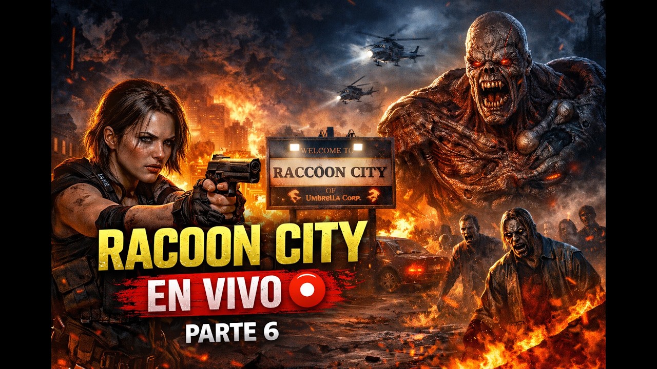 🔴 RACCOON CITY ARDE! | Resident Evil Requiem En Vivo 🔥 Parte 6