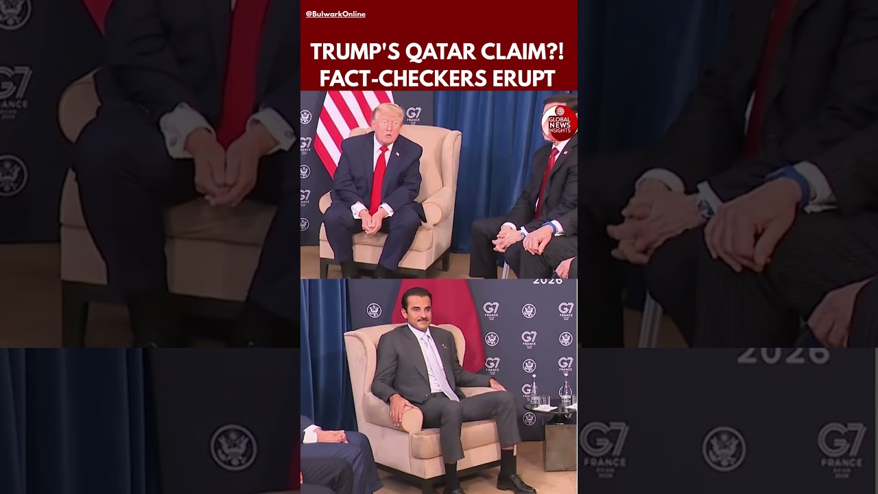 Trump's Qatar-Iran Comment Sparks Online Fact-Check Debate at G7 Summit