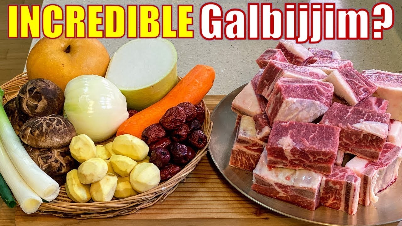 How To Make DELICIOUS Korean Braised Beef Ribs | Galbijjim (갈비찜)