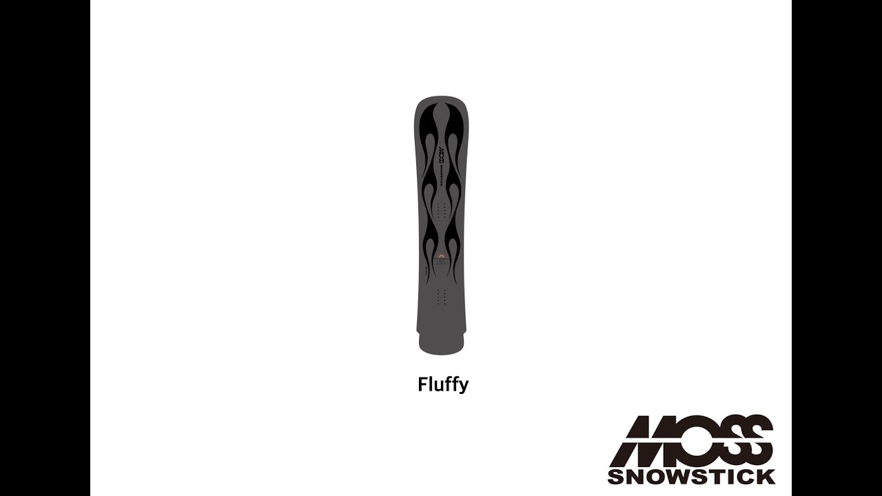 the real snow surfer with Moss snowstick-Fluffy