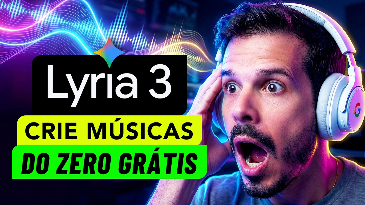 Google Libera Nova IA de Música: Como Usar o Lyria 3 - 6 TRUQUES INSANOS