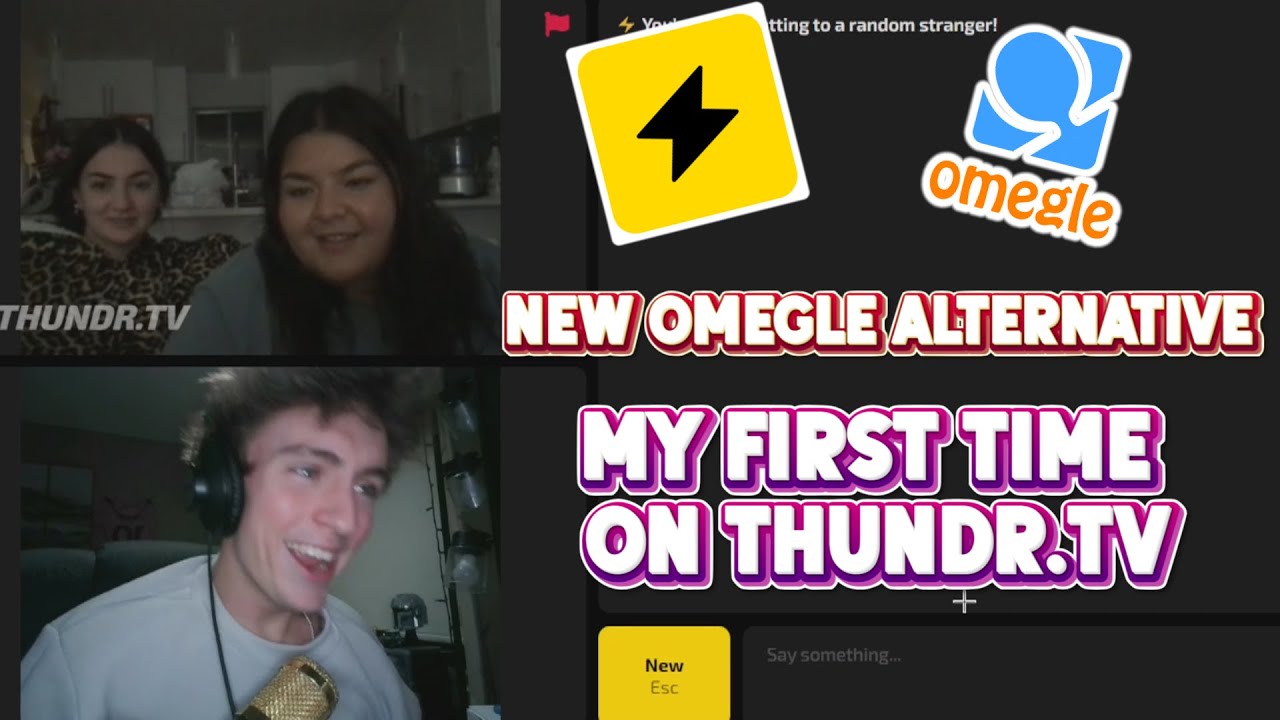 Тестирование альтернатив Omegle: THUNDR.TV (не спонсируется)