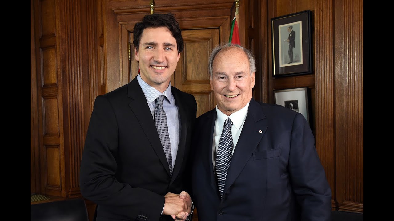 Prime Minister Justin Trudeau welcomes Mawlana Hazar Imam to Canada : TheIsmaili.org