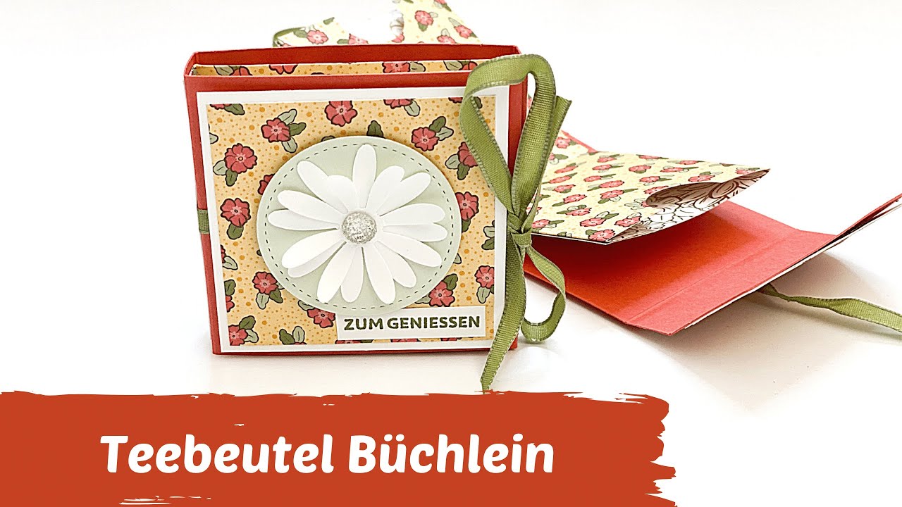 Teebeutel Büchlein ⎢ Teebeutel Buch ⎢ Teebeutel Verpackung ⎢DIY