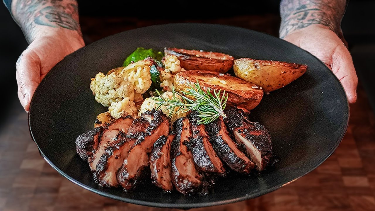The Perfect Reverse Seared Lions Mane Mushroom Steak