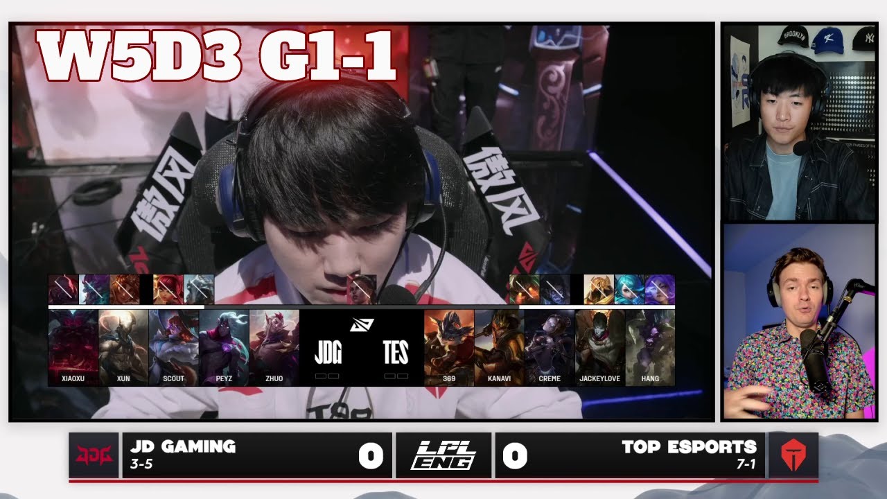 JGD vs TES - Game 1 | Week 5 Day 3 LPL Summer 2025 Split 3 | JD Gaming vs Top Esports G1 full