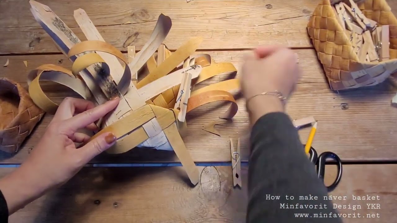 How to make basic näver basket.