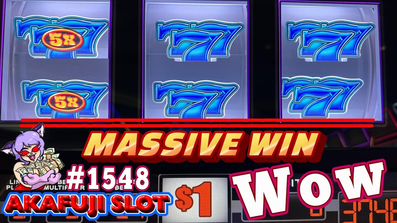 It excites you!🤩 Biggest Wins Triple Jackpot Gems Deluxe Slot, Double Nudge 赤富士スロット この勝負 興奮させます！