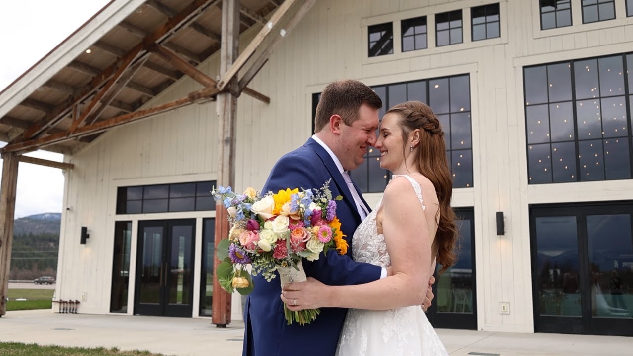 Ethan & Kristen | A Faith-Based Wedding at Snowline Acres | Kalispell, Montana | April 12, 2025