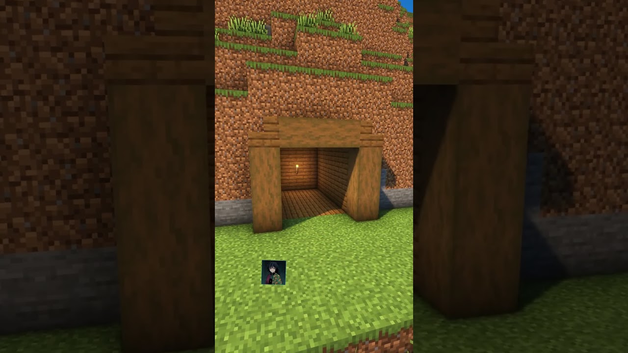 Minecraft Easy Starter Base🏠 #shorts