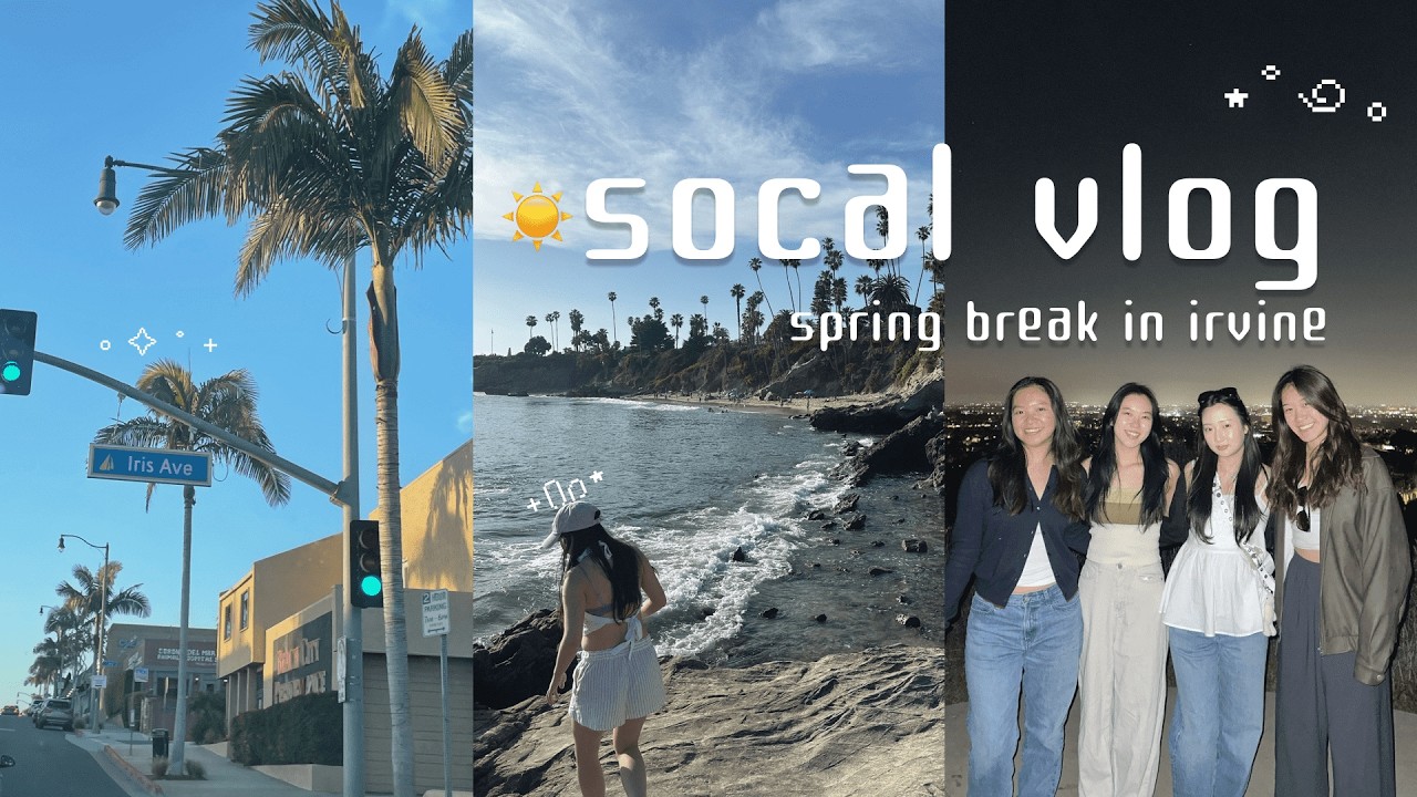 socal vlog 🌴 | seaside abgs, good food, sunny beach days