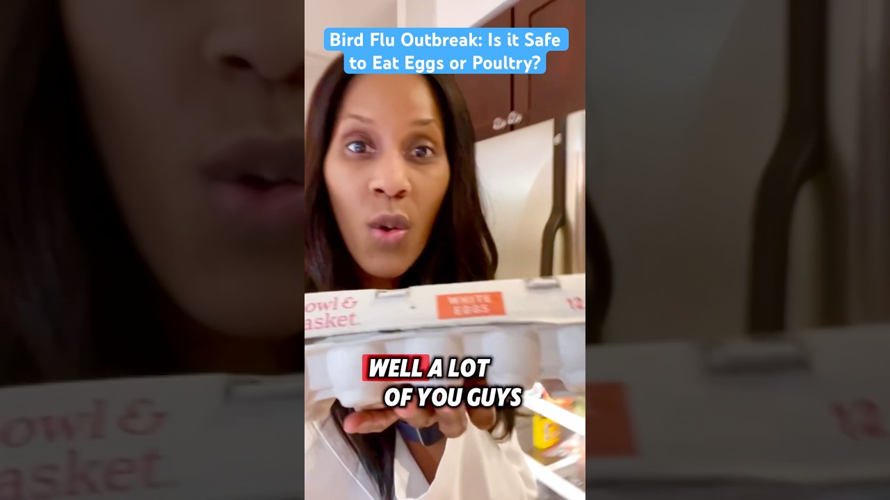 Bird Flu: Is it safe to eat eggs 🥚 or poultry 🐓? #shortsvideo #shortsfeed #shorts