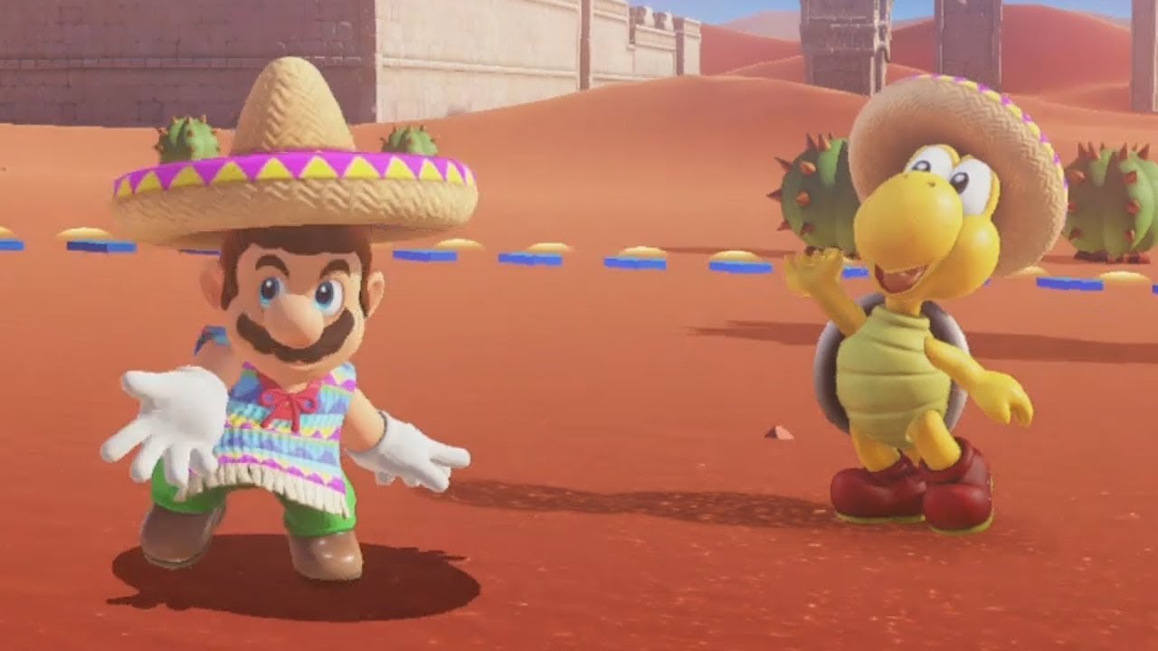 Super Mario Odyssey 100% Walkthrough Part 14 - Sand Kingdom Revisited