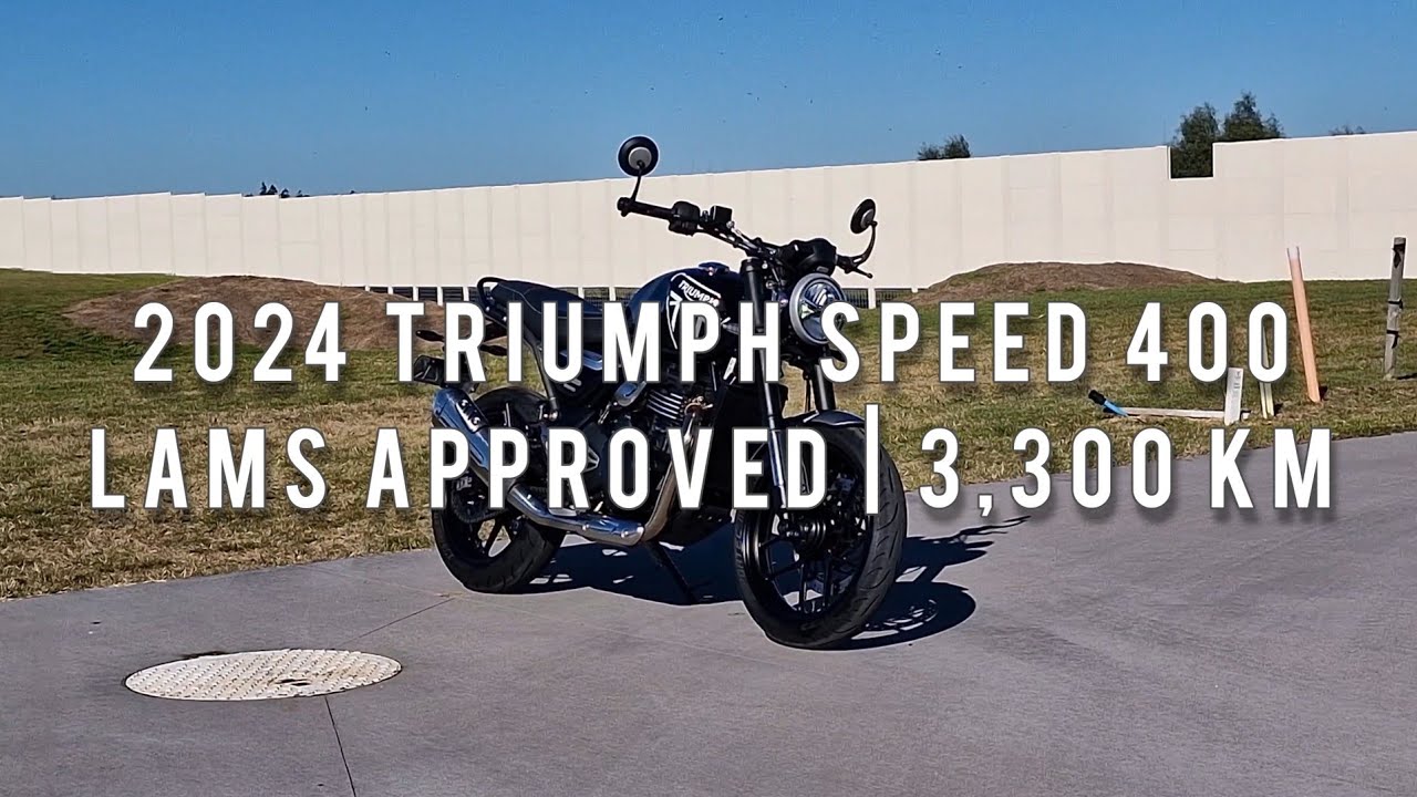 2024 Triumph Speed 400 for Sale | LAMS Approved | Only 3,300 km | Located in Papamoa