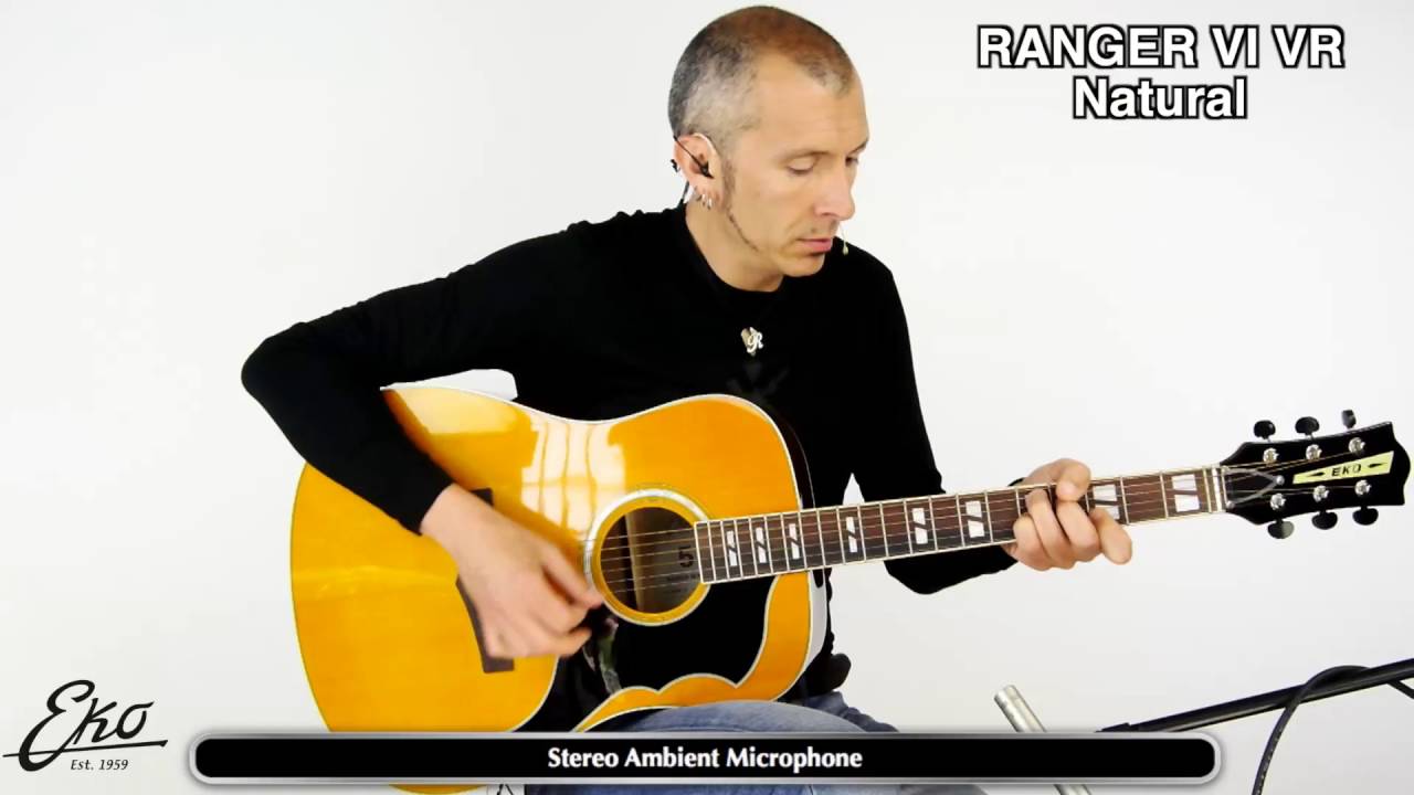 Eko Guitars Ranger VR VI Natural - Audio Test