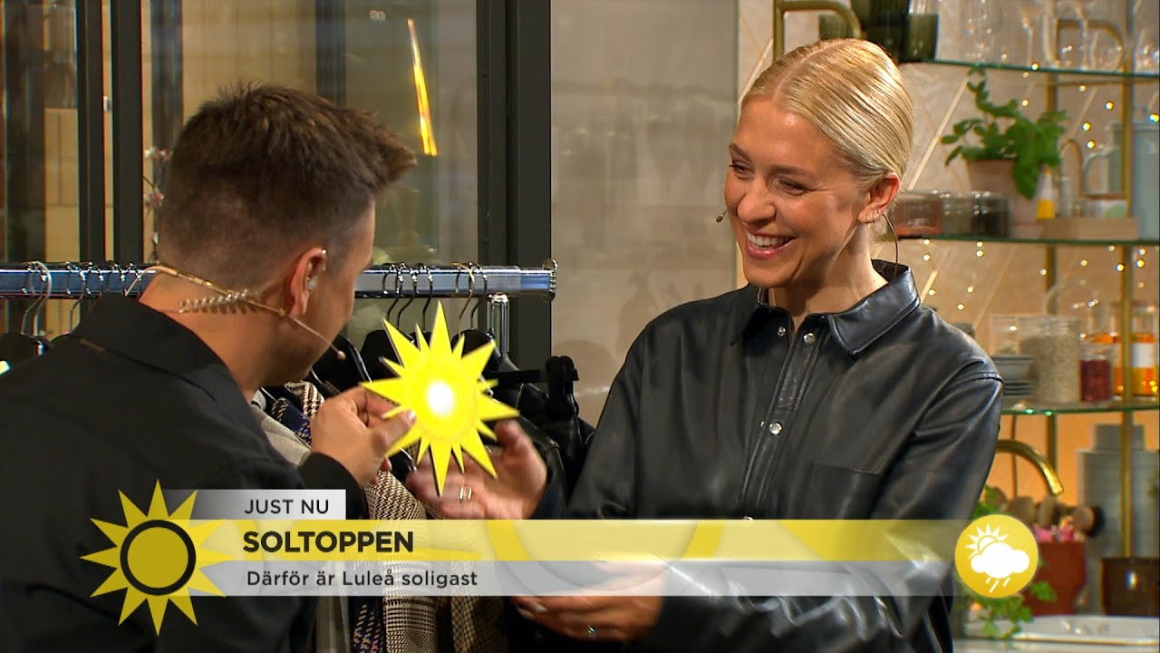 Grattis LULEÅ! Soligast i sommar - Nyhetsmorgon (TV4)