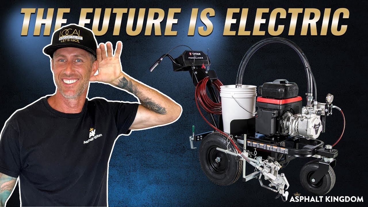 ⚡ The Future of Line Striping is Here: Meet the Titan PL3500 72V
