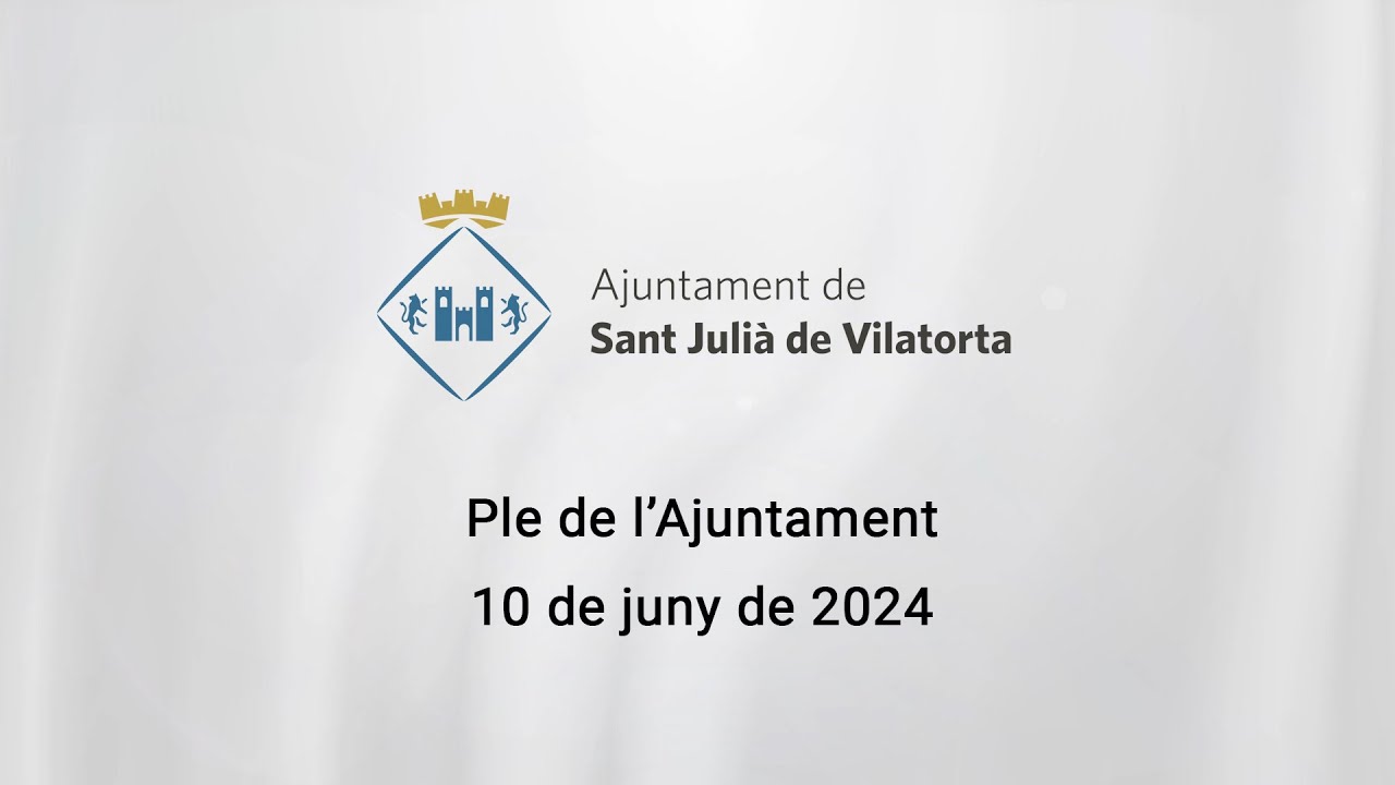 Ple de l'Ajuntament 10.06.2024