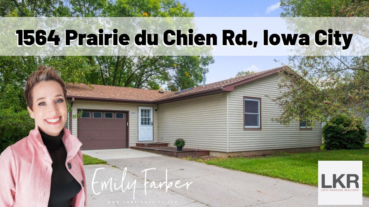 1564 Prairie du Chien, Iowa City -- Iowa City House For Sale