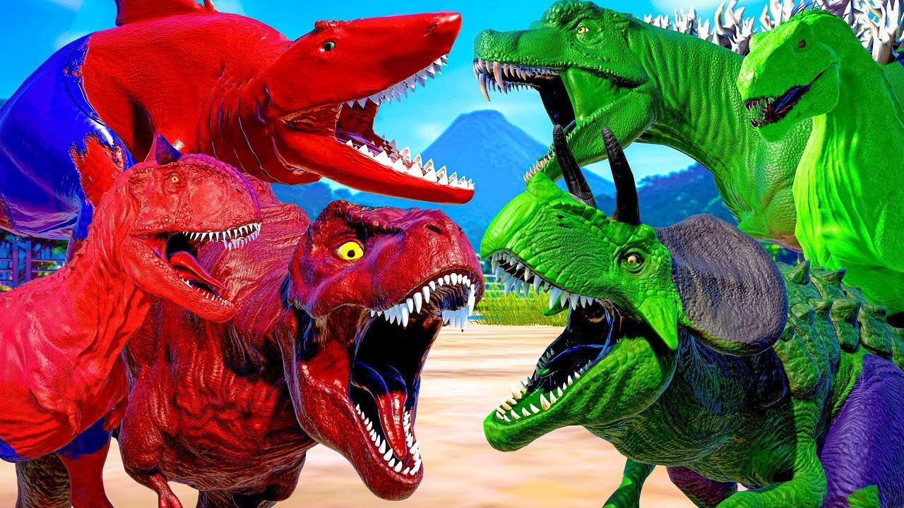 ALL HULK  vs RED HULK The Dinosaur War NO ONE Expected!