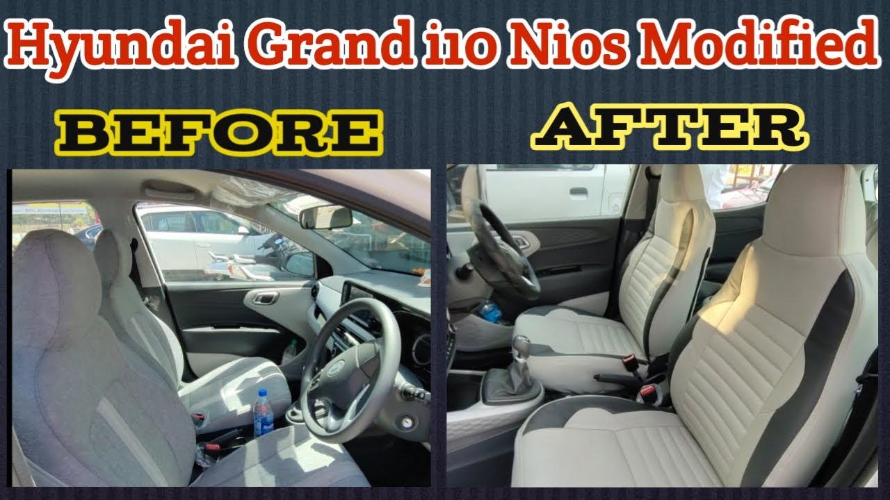 Hyundai Grand i10 Nios Modified | Leather Seat Cover | Floor Lamination | Window Sun Shade Film