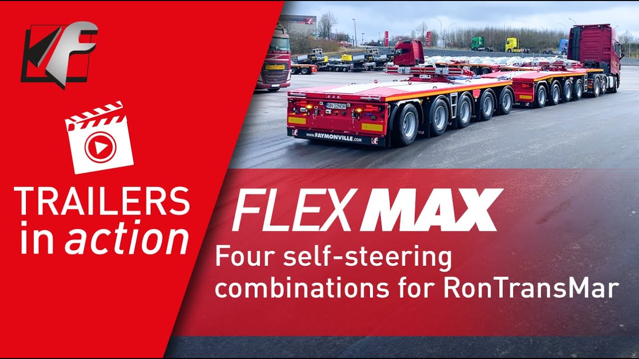 Faymonville FlexMAX: Four self-steering combinations for RonTransMar