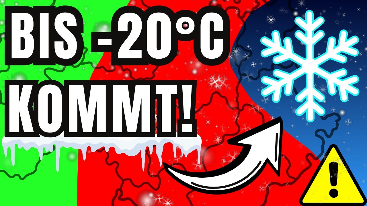 UNWETTER-ALARM! -20°C & Eis-Hölle: Das kommt ab HEUTE Nacht!