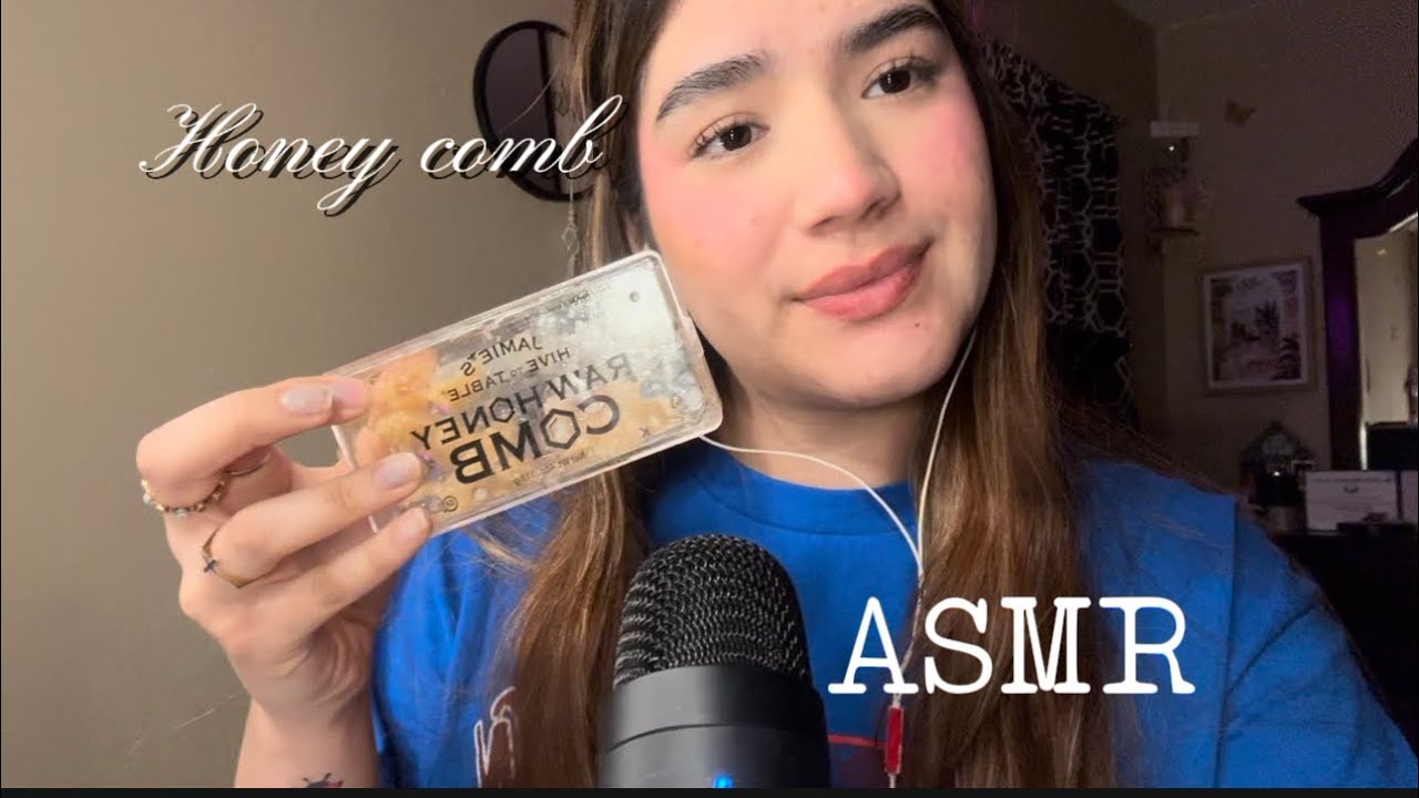 Eating honeycomb for the second time 💕 asmr