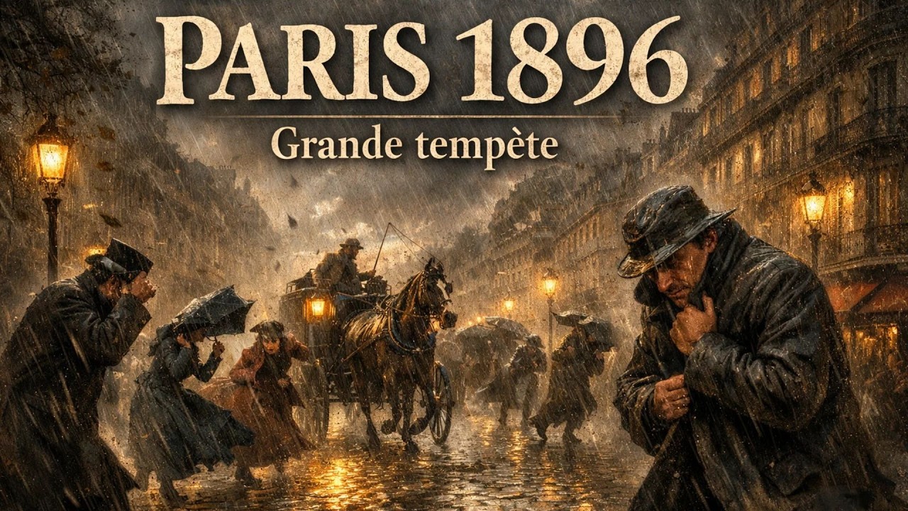 Une journée à Paris pendant la grande tempête de 1896