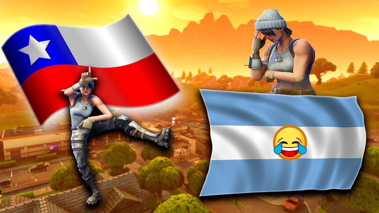 CUANDO ERES CHILENO Y JUEGAS FORTNITE CON UN ARGENTINO