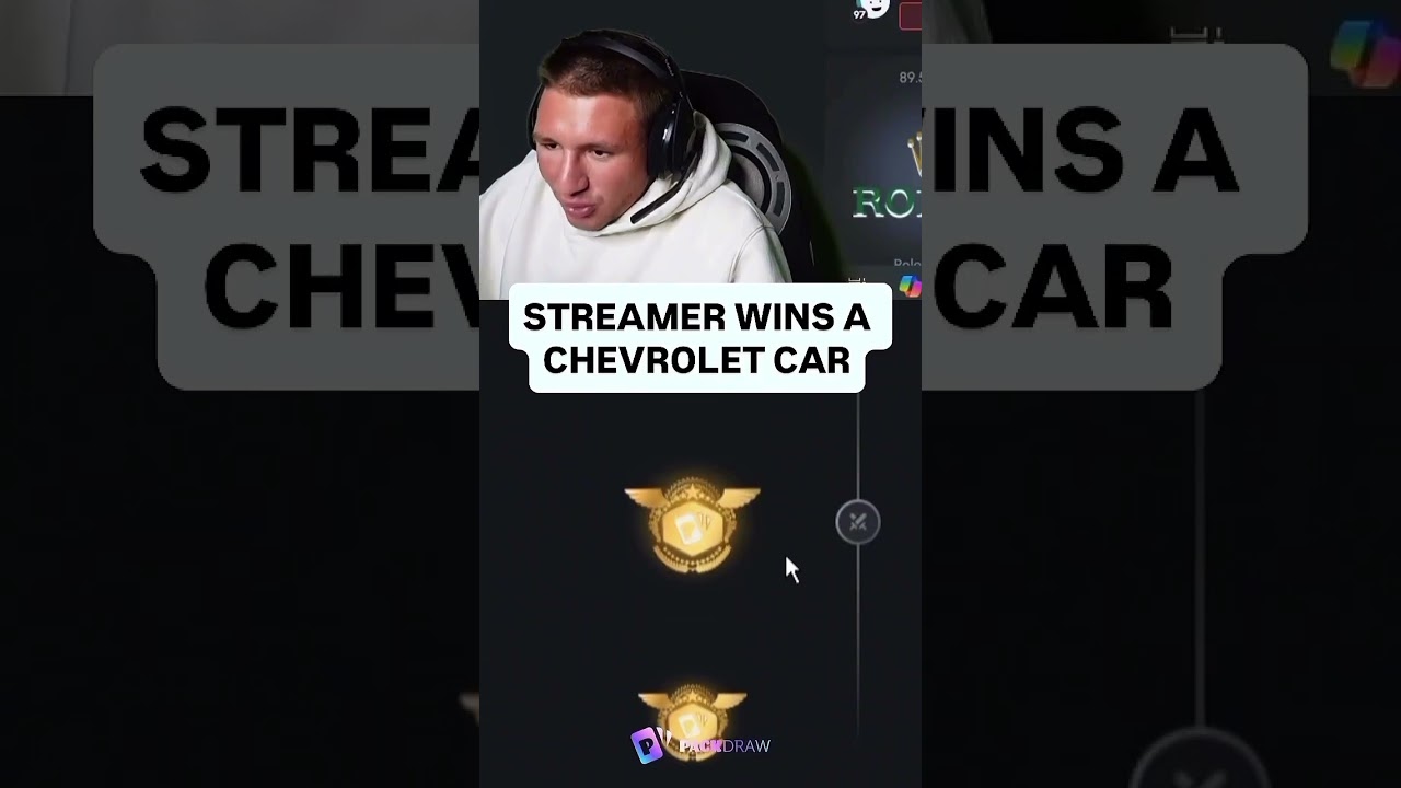 Streamer Wins A Chevrolet Car