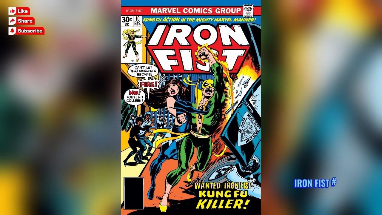 История комиксов Marvel: Iron Fist #10 (декабрь 1976 г.) #marvelcomics #ironfist