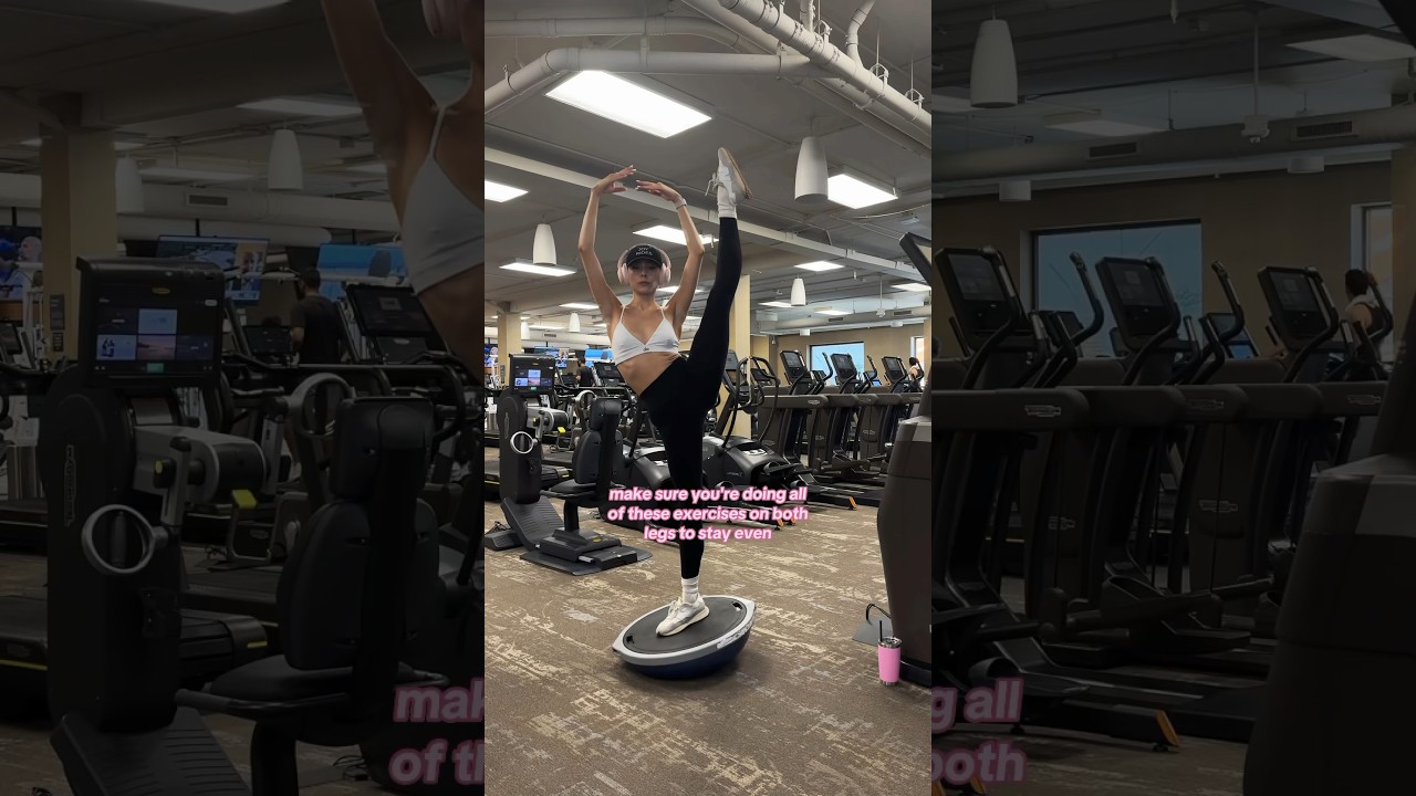 FAVORITE BOSU BALLET EXERCISES #bosuball#gym#dancer#ballerina#ballet#training#workout#exercises