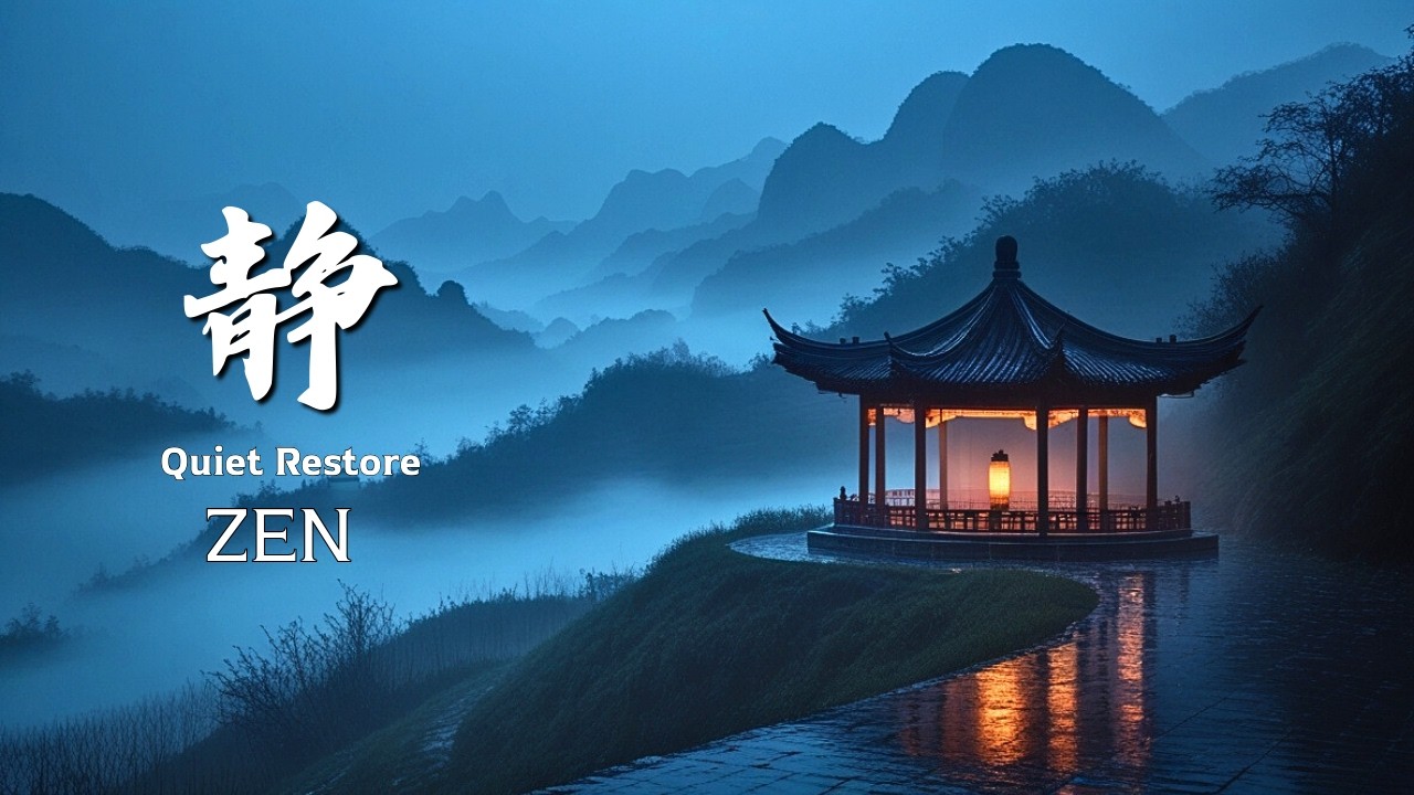 Night Calm – 夜宁 – 1 Hour Chinese Zen Meditation | Guqin & Erhu (Sleep, Relaxing, Healing)