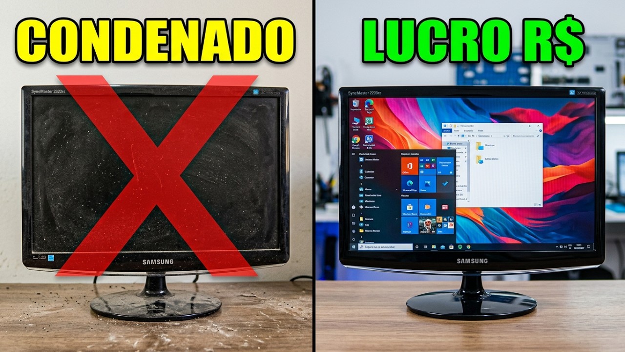 CURSO CONSERTO DE MONITORES LCD E LED