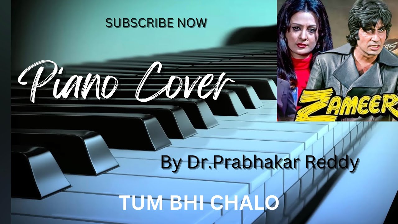 Tum Bhi Chalo Hum Bhi Chale 🎹🎶 | Piano Cover | Kishore Kumar l Zameer l Amitabh Bachchan 