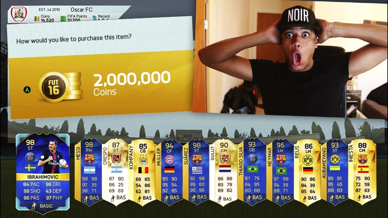 RARE 2 MILLION COIN TOTS PACK OMFG!! FIFA 16 TEAM OF THE SEASON