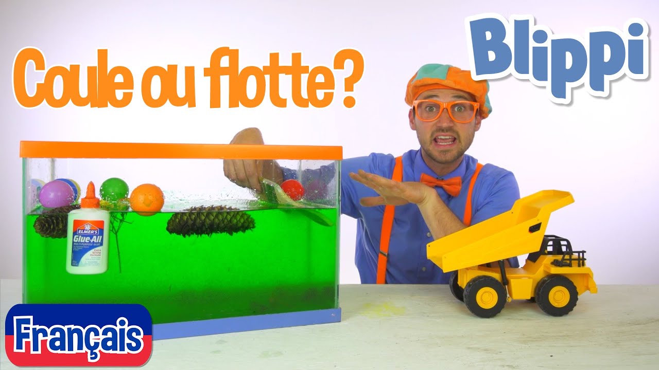 Blippi en français - Coule ou flotte? | Vidéos éducatives pour les enfants