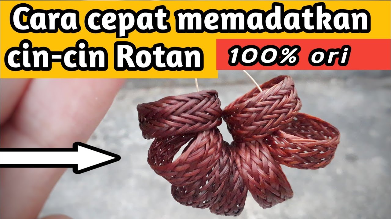 Tutorial Cara cepat mempadatkan cin-cin simpai