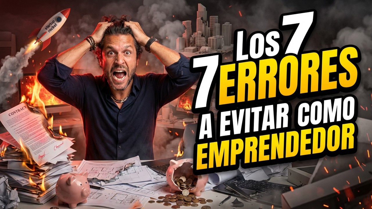 ¡Evita estos 7 ERRORES Fatales de Emprendedores! (Te Arrepentirás)