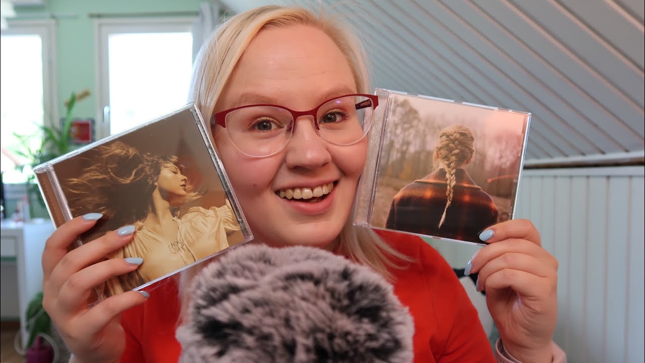ASMR Showing My Taylor Swift CDs + Telling My Favourites etc