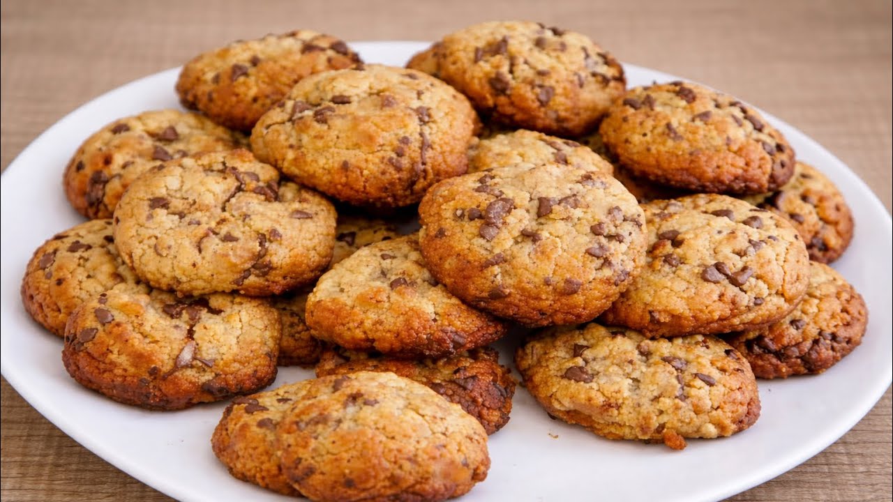 Cómo hacer GALLETAS CASERAS de avena y chocolate. ¡Te encantará su sabor y textura!