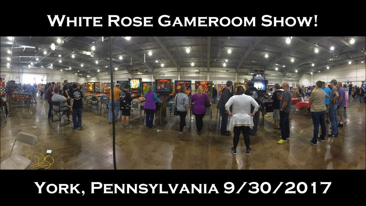 A Day Of Pinball! White Rose Gameroom Show! York, PA 9/30/2017
