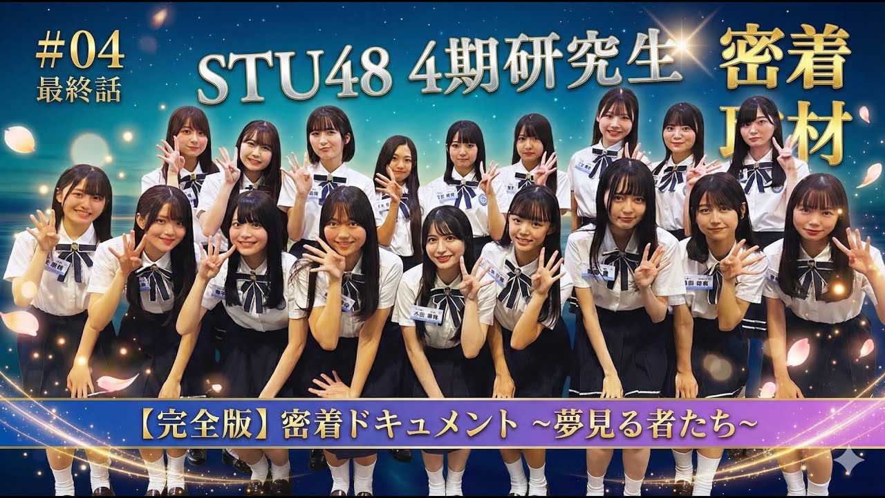 STU48 4期研究生によるドキュメンタリー企画【完全版】密着ドキュメント 夢見る者たち「episode4 出航」