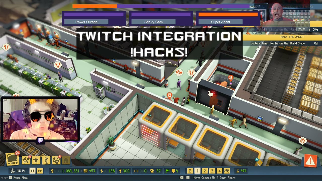 Evil Genius 2: Twitch Integration Showcase - Spawning a Super Agent