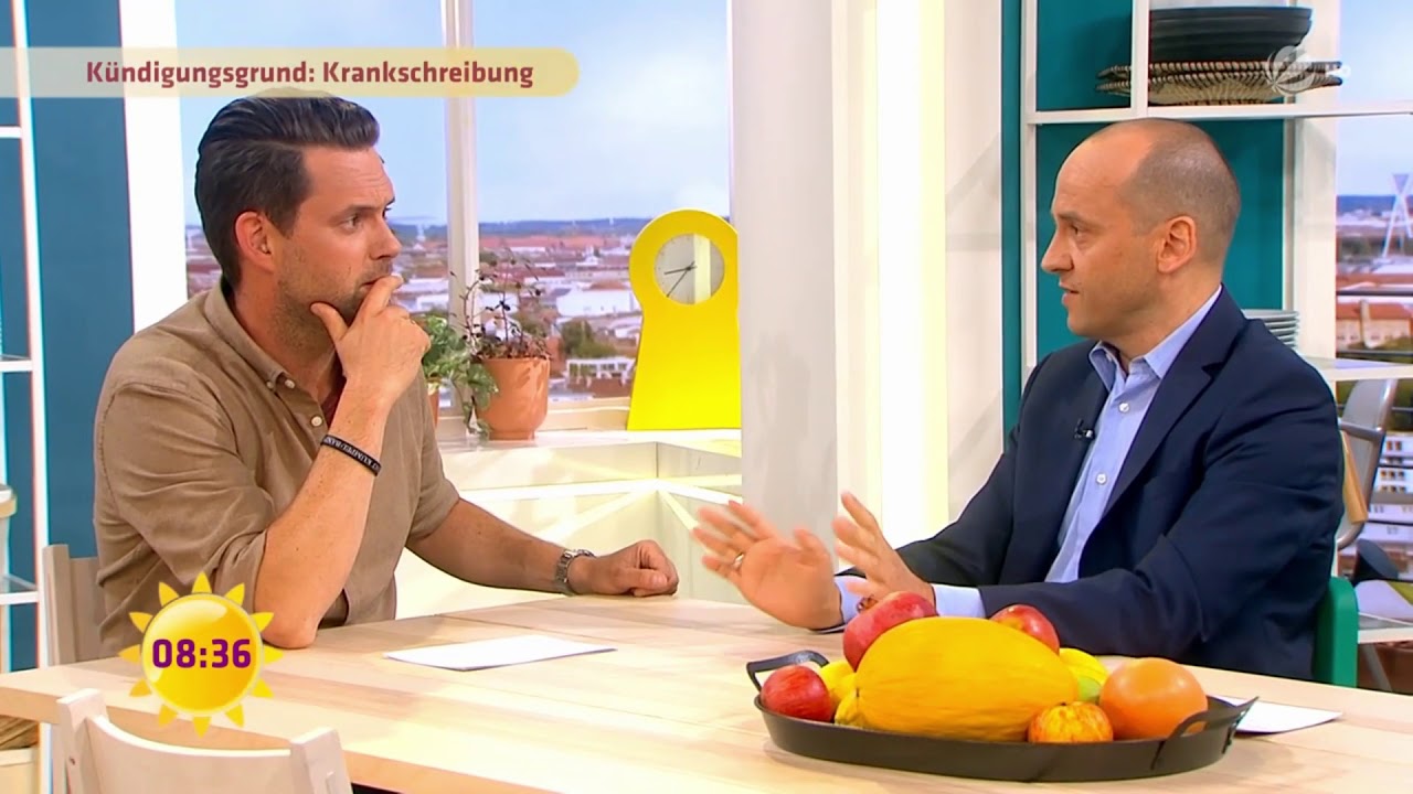 Alexander Bredereck beim SAT.1 Fr&uuml;hst&uuml;cksfernsehen: Krankgeschrieben auf die Fanmeile