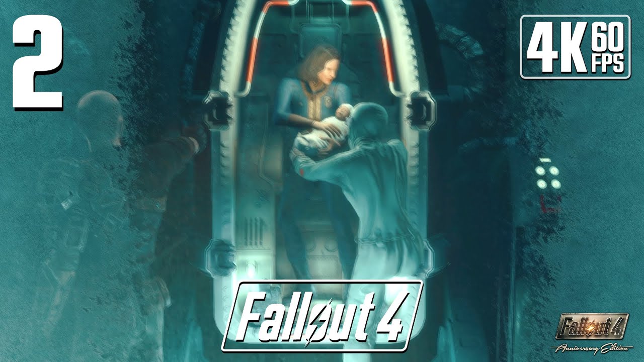 Fallout 4 (PC) - 4K60 Walkthrough Part 2 - Vault 111