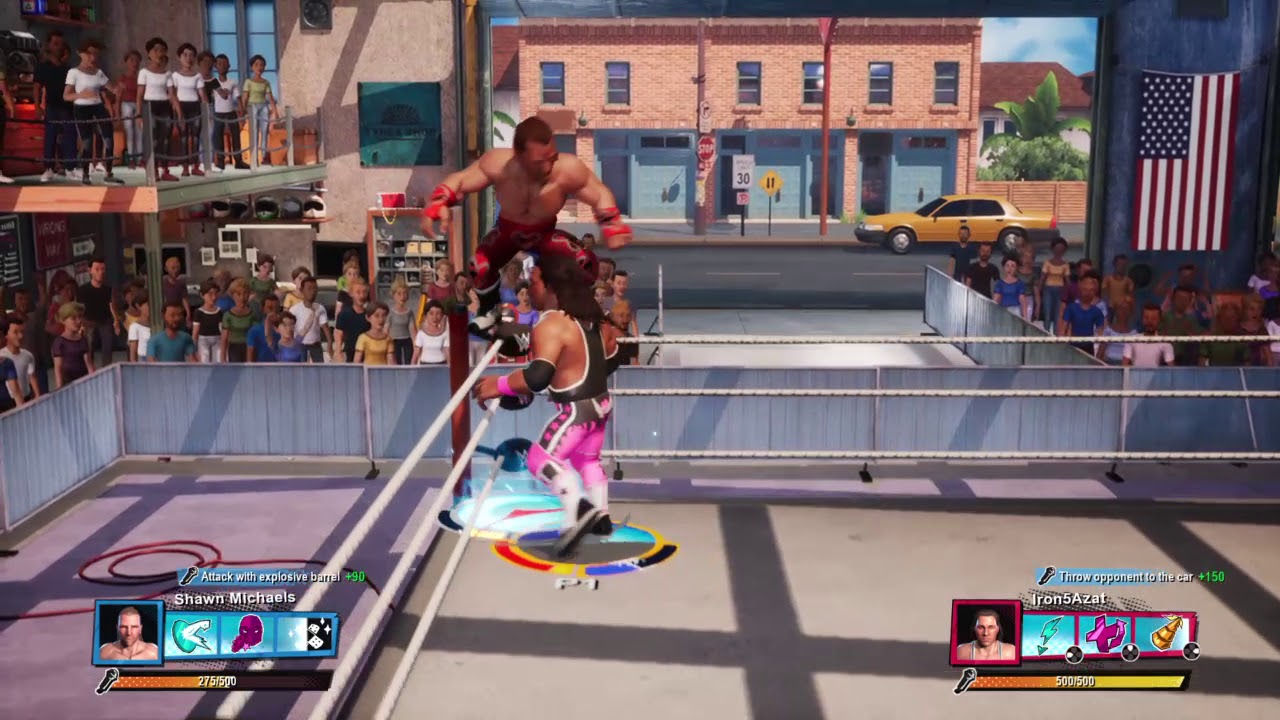 WWE 2K Battlegrounds | Bret Hart VS Shawn Michaels